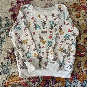 Dr. Seuss Colorful Cat in the Hat Sweatshirt ABCs